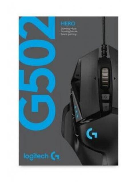 MOUSE GAMER ERGONOMICO LOGITECH OPTICO G502 HERO RGB ALAMBRICO USB 16.000DPI NEGRO - Image 7