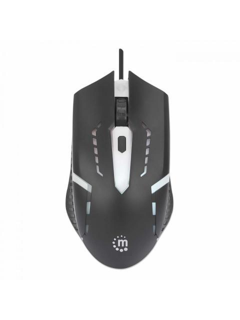 MOUSE GAMER MANHATTAN OPTICO 190206 ALAMBRICO USB-A 1500DPI NEGRO - Image 3