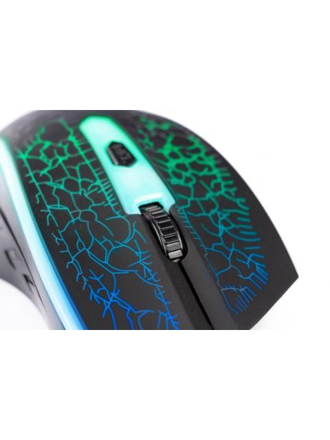 MOUSE GAMER NACEB OPTICO NA-592NE ALAMBRICO USB 1200DPI MULTICOLOR