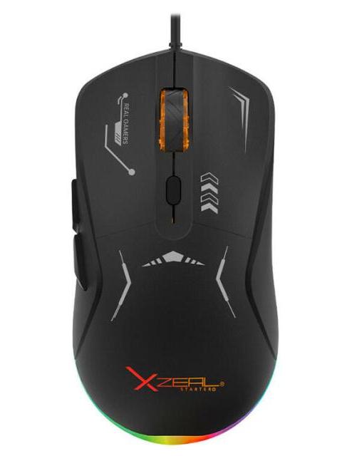 MOUSE GAMER XZEAL OPTICO STARTER ALAMBRICO USB 7200DPI NEGRO