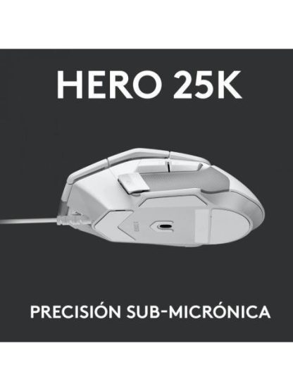 MOUSE GAMER LOGITECH OPTICO G502 X ALAMBRICO USB 25.600DPI BLANCO - Image 7