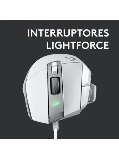 MOUSE GAMER LOGITECH OPTICO G502 X ALAMBRICO USB 25.600DPI BLANCO - Image 9