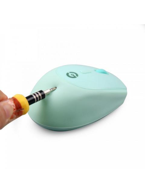MOUSE GETTTECH OPTICO GAC-24408M INALAMBRICO USB 1600DPI MENTA - Image 4