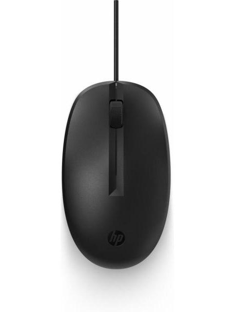 MOUSE HP LASER HP 128 ALAMBRICO USB 1200 DPI NEGRO