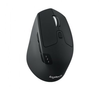 MOUSE ERGONOMICO LOGITECH OPTICO M720 TRIATHLON BLUETOOTH USB 1000DPI NEGRO - Image 2