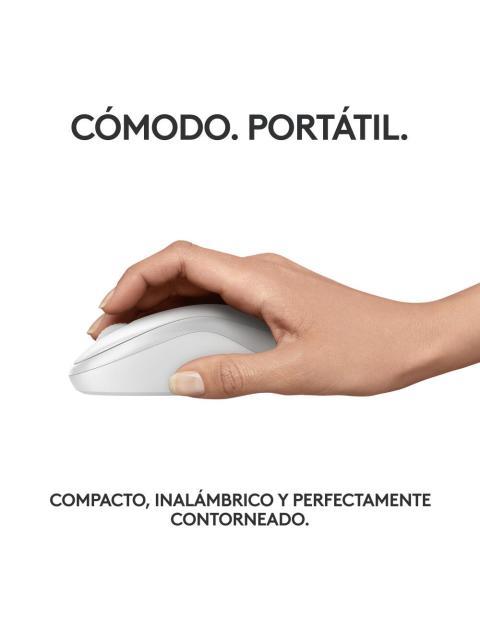 MOUSE LOGITECH OPTICO M240 SILENT INALAMBRICO BLUETOOTH 4000 DPI BLANCO - Image 5