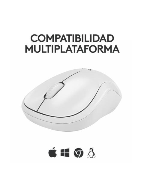 MOUSE LOGITECH OPTICO M240 SILENT INALAMBRICO BLUETOOTH 4000 DPI BLANCO - Image 6