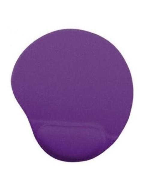 MOUSEPAD GAMER BROBOTIX CON DESCANSA MUNECAS DE GEL 20X23CM GROSOR 20MM MORADO - Image 3
