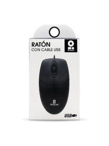 MOUSE USB BROBOTIX 497202 NEGRO 3 BOTONES OPTICO - Image 5
