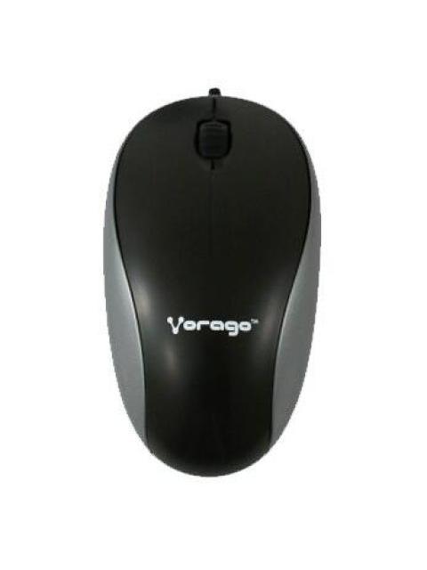 MOUSE VORAGO OPTICO MO-100 ALAMBRICO USB 1000DPI NEGRO