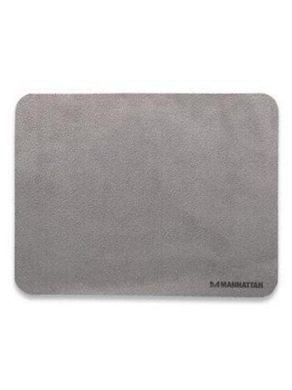 MOUSEPAD MANHATTAN MULTIPROPOSITOS 3 EN 1 DE MICROFIBRA 22X17CM GROSOR 1MM GRIS OBSCURO