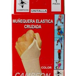 MUÑEQUERA ELASTICA CRUZADA CAMPEON