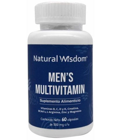 MULTIVITAMINICO HOMBRE 60 CAP NATURAL WISDOM