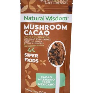 MUSHROOM CACAO 150 G NATURAL WISDOM