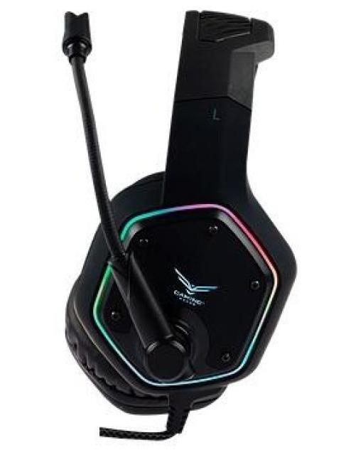 NACEB AUDIFONOS GAMER NAJA 7.1 ALAMBRICO 2 METROS USB NEGRO