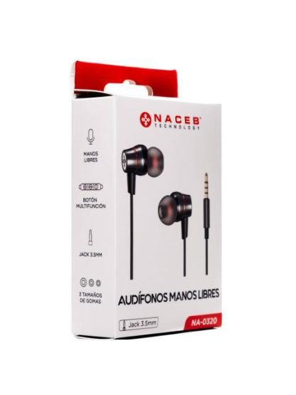 NACEB AUDIFONOS INEAR AUX JACK C-CONTROL NA0320 - Image 5