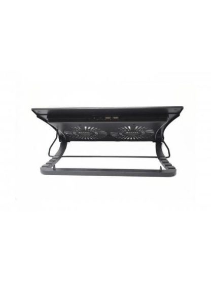 NACEB BASE ENFRIADORA PARA LAPTOP CON 2 VENTILADORES DE 1200RPM NEGRO - Image 2