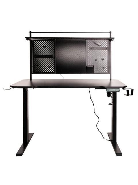 NACEB ESCRITORIO GAMER NA-0647 RGB ALTURA AJUSTABLE 174CM X 62.5CM NEGRO