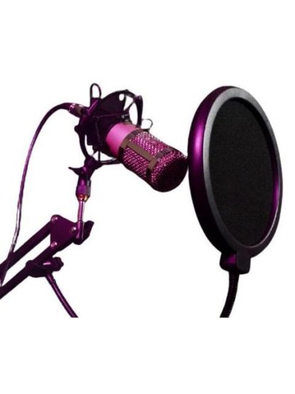 NACEB MICROFONO PARA STREAMING NA-0953 ALAMBRICO 3.5MM-USB NEGRO