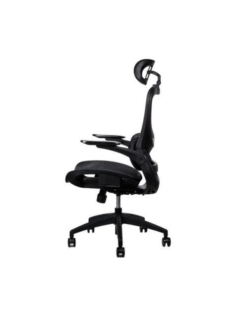 NACEB SILLA NA-09S3 RESPALDO CON REJILLA REPOSABRAZOS AJUSTABLES NEGRO - Image 3
