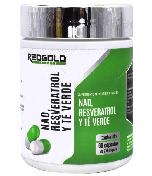 NAD RESVERATROL Y TE VERDE 60 CAP REDGOLD