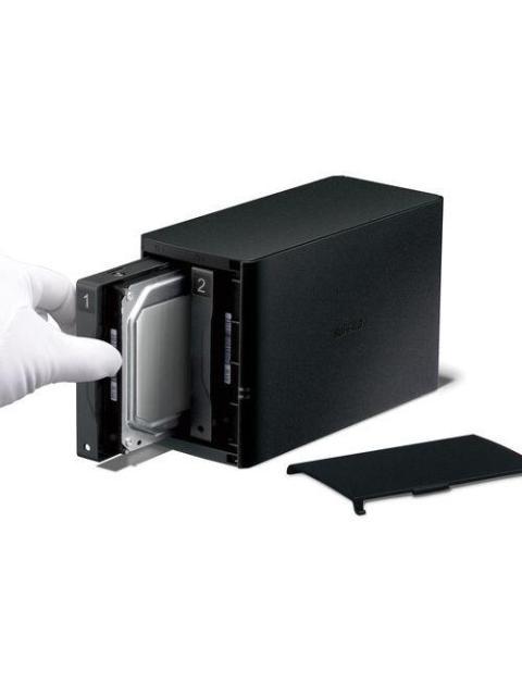 NAS BUFFALO LINKSTATION 220D SOHO 2 BAHIAS 12TB MARVELL ARMADA 370 0.80GHZ USB NEGRO LS220D1202B - Image 5
