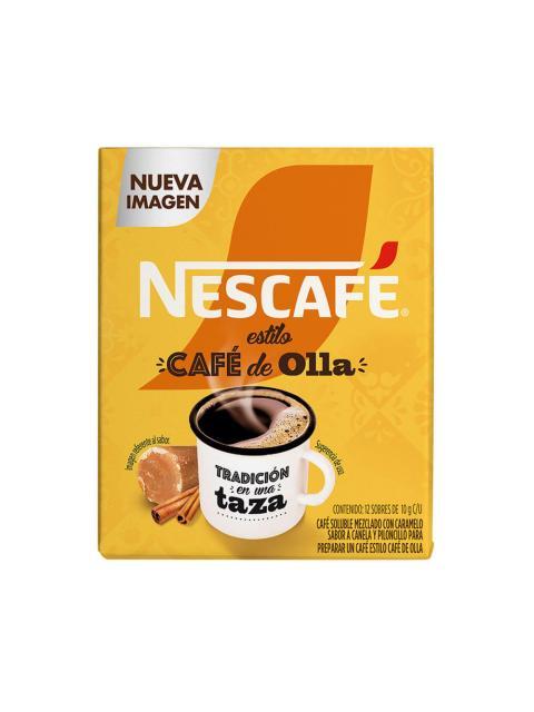 NESCAFE CAFE DE OLLA STICK PAQ. 12 PZ DE 10 GR