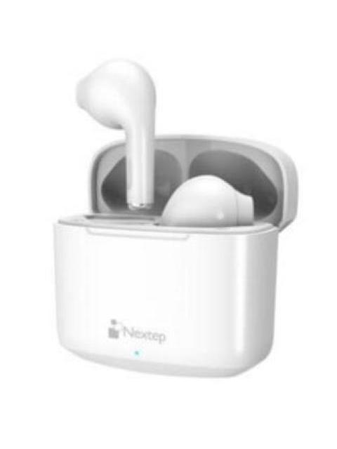 NEXTEP AUDIFONOS INTRAURICULARES CON MICROFONO NE-428B BLUETOOTH INALAMBRICO BLANCO