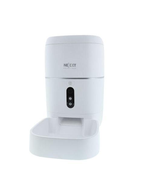 NEXXT SOLUTIONS DISPENSADOR DE ALIMENTOS PARA MASCOTAS NHAP-610 70 GRAMOS CAMARA WIFI CONTROL DE APLICACION BLANCO - Image 4