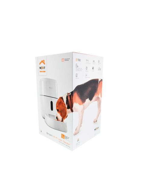NEXXT SOLUTIONS DISPENSADOR DE ALIMENTOS PARA MASCOTAS NHAP-610 70 GRAMOS CAMARA WIFI CONTROL DE APLICACION BLANCO - Image 6
