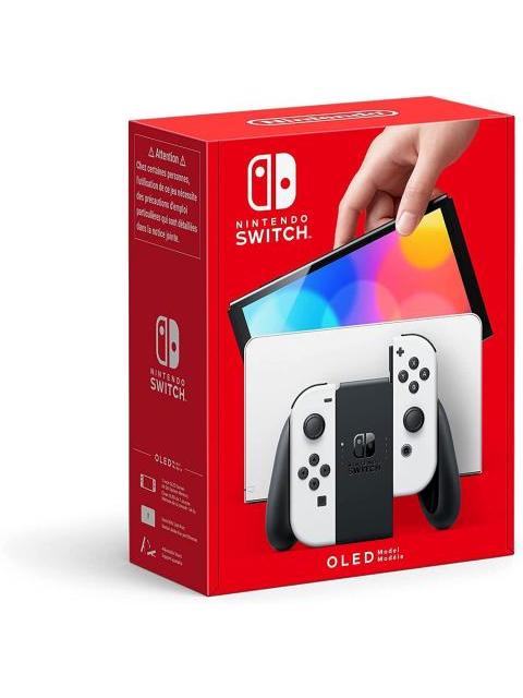 NINTENDO SWITCH MODELO OLED COLOR JOYCONS BLANCO. VERSION INTERNACIONAL