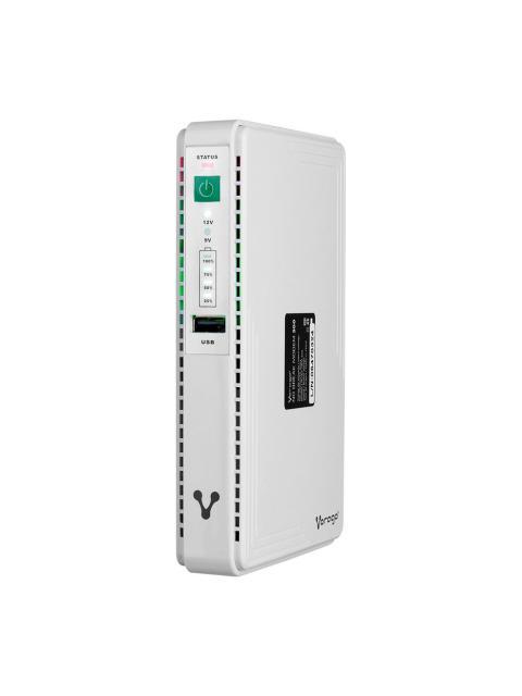NO BREAK MINI VORAGO NBM-300 8800MAH ENTRADA 100 - 240V 1 CONTACTO USB 2 CONTACTOS PLUG PARA MODEM