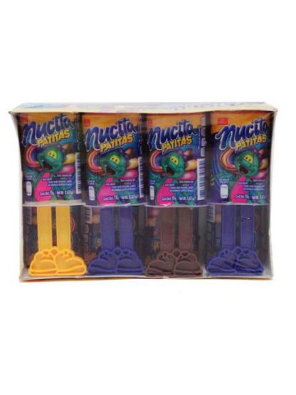 NUCITA CHOCOLATE PATITAS PAQUETE DE 24 CON 8 PIEZAS