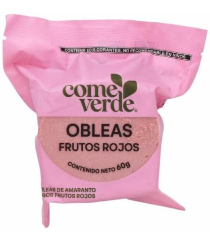 OBLEAS FRUTOS ROJOS 60 G COME VERDE