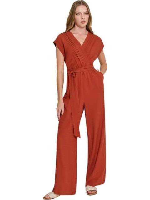 PALAZZO CON BORDADO ROJO LADRILLO HOLLY LAND - Image 3