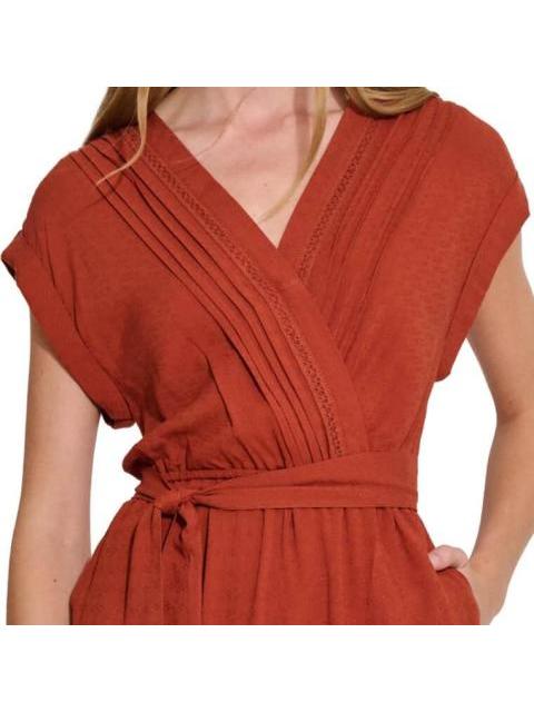 PALAZZO CON BORDADO ROJO LADRILLO HOLLY LAND - Image 6