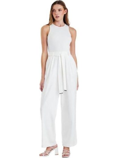 PALAZZO CON CINTO BLANCO SCHATZ WOMAN - Image 2