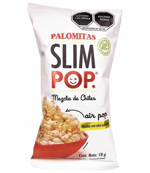 PALOMITAS MEZCLA CHILES 18 G SLIM POP