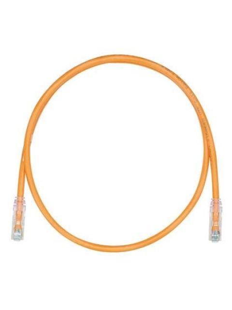PANDUIT CABLE PATCH CAT6 UTP RJ-45 MACHO - RJ-45 MACHO 2.1 METROS NARANJA