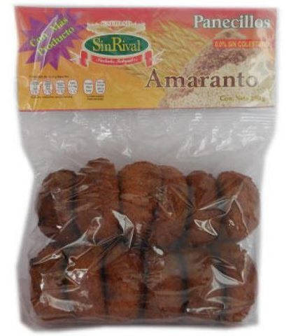 PANECILLOS INTEGRALES SIN AZUCAR DE AMARANTO SIN RIVAL
