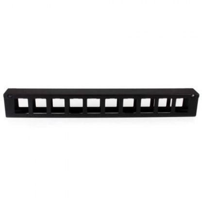 STARTECH  PANEL CANALETA HORIZONTAL DE 1U CON CUBIERTA PARA GESTION DE CABLEADO EN RACKS Y PERFORACIONES LATERALES - Image 3
