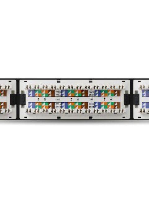 PANEL DE PARCHEO BROBOTIX 24 PUERTOS CAT6 NEGRO 497608 - Image 3