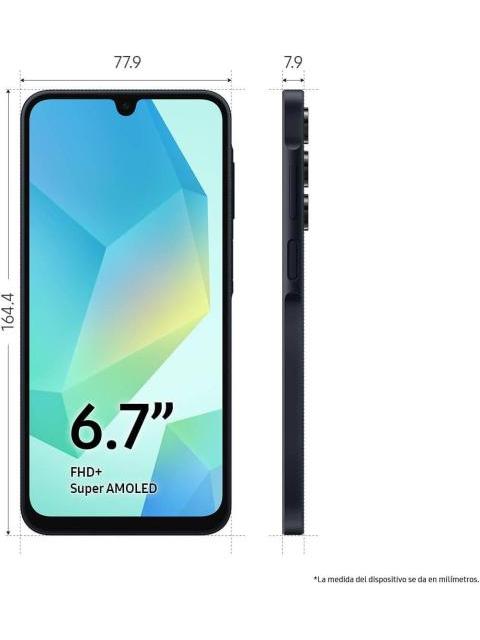 PANTALLA 6.7 PULGADAS PROCESADOR EXYNOS 4 GB RAM 128 GB CAMARAS TRASERA TRIPLE 50 MP (PRINCIPAL) + 5 MP FRONTAL 13 MP BATERIA 5000 MAH