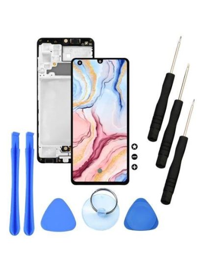 PANTALLA COMPLETA CON MARCO PARA A32 A325 4G SM-A325M AMOLED