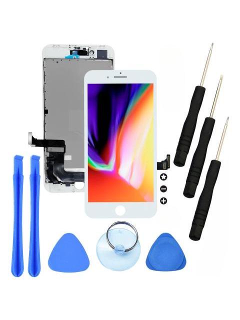 PANTALLA COMPLETA DISPLAY Y TOUCH INCELL COMPATIBLE CON IPHONE 8 PLUS A1864 COLOR BLANCO