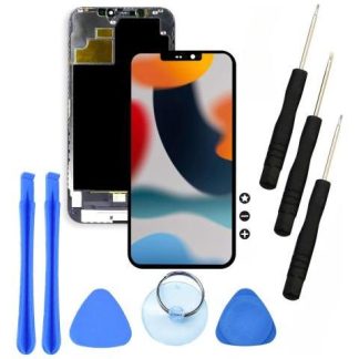 PANTALLA COMPLETA PARA IPHONE 12 PRO MAX A2342 A2410 A2411 A2412 INCELL COLOR NEGRO