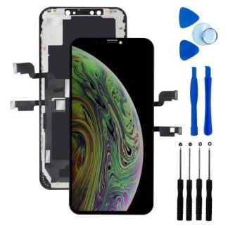 PANTALLA COMPLETA PARA IPHONE XS MAX A1921 A2101 A2102 A2104 INCELL COLOR NEGRO