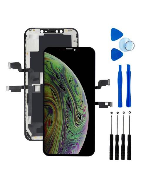 PANTALLA COMPLETA PARA IPHONE XS MAX A1921 A2101 A2102 A2104 INCELL COLOR NEGRO