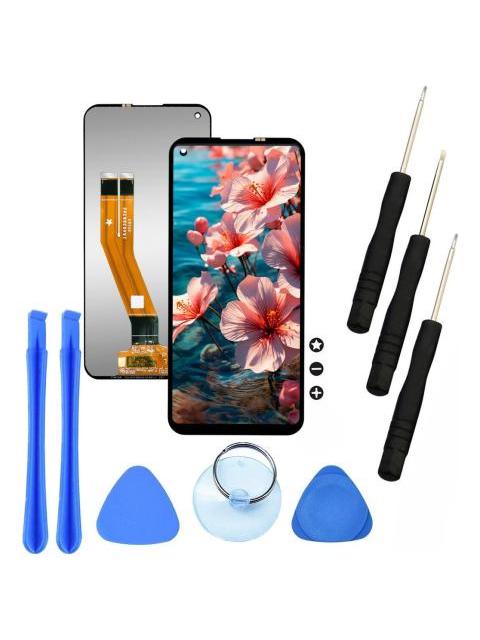 PANTALLA COMPLETA PARA SAMSUNG A11 A115 A115M A115M DS A115F A115F DS M11 M115M DS M115F DS INCELL COLOR NEGRO