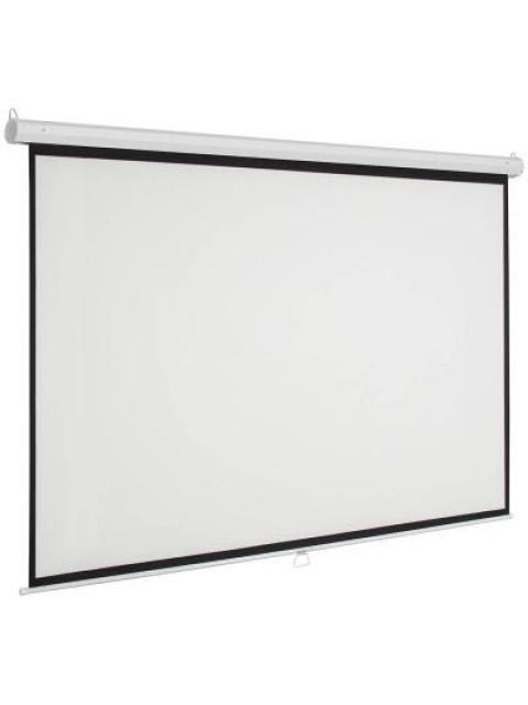 PANTALLA DE PROYECCION DE PARED MANUAL MSC154 MULTIMEDIA SCREEN 1.54X1.54M. 86 PULGADAS DIAGONALES.
